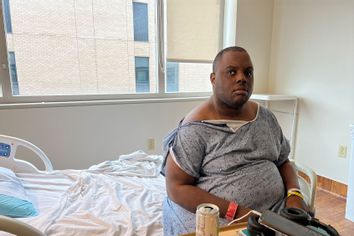 Lloyd Mills in hospital