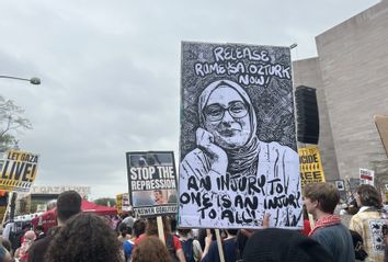 Rumeysa Ozturk protest
